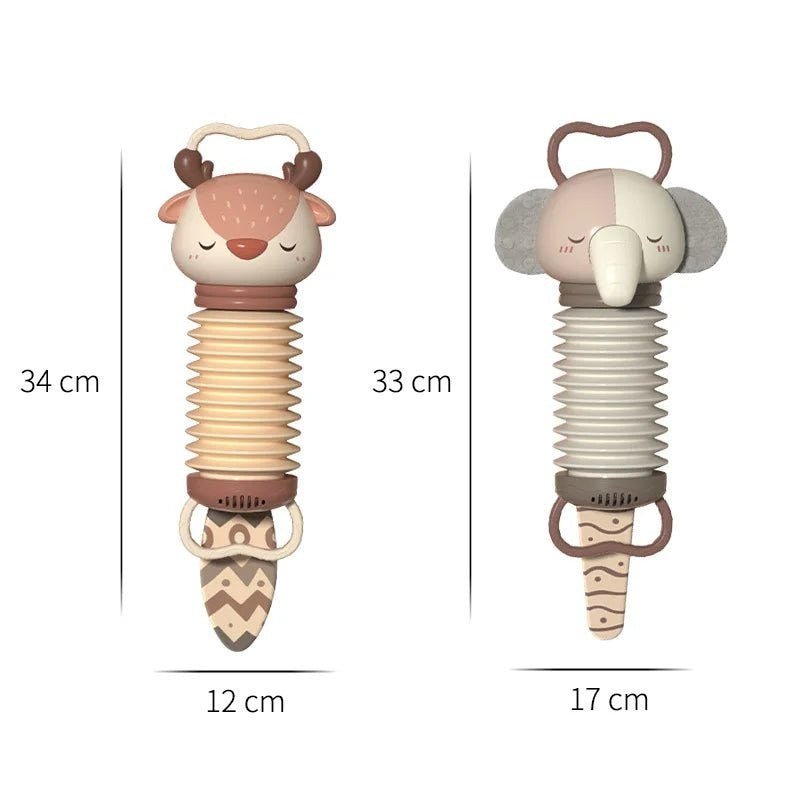 BÉBÉSONÉ – 2-in-1 Musical Accordion & Rattle Toy for Sensory Play