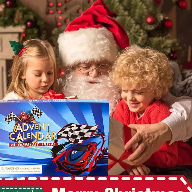 RACERVENT – 24-Day Christmas Advent Calendar with Alloy Racing Car Toys