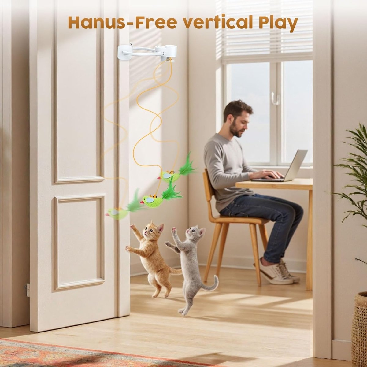 CHASEWING – Interactive Bird Toy for Active Cats