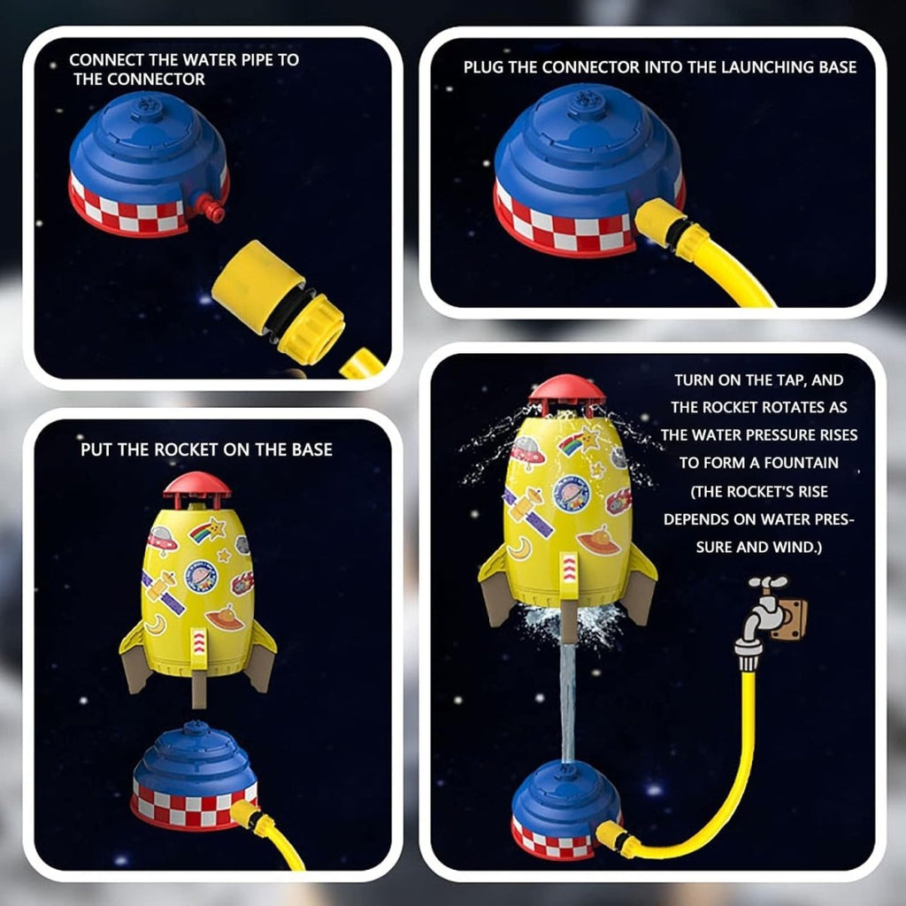 HydroTwist – Kids’ Rotating Garden Sprinkler for Backyard Fun