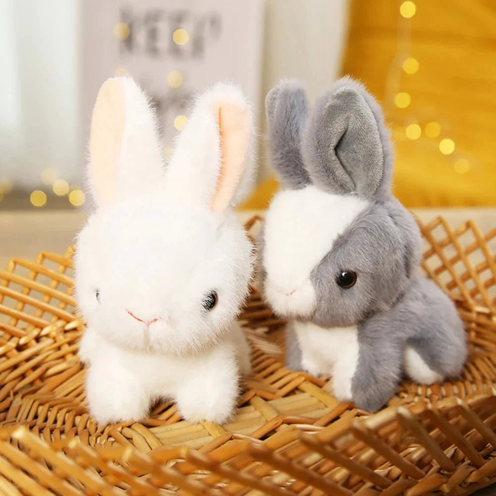 SLEEPYBUN – 14cm Soft Plush Bunny with Long Ears for Kids & Babies