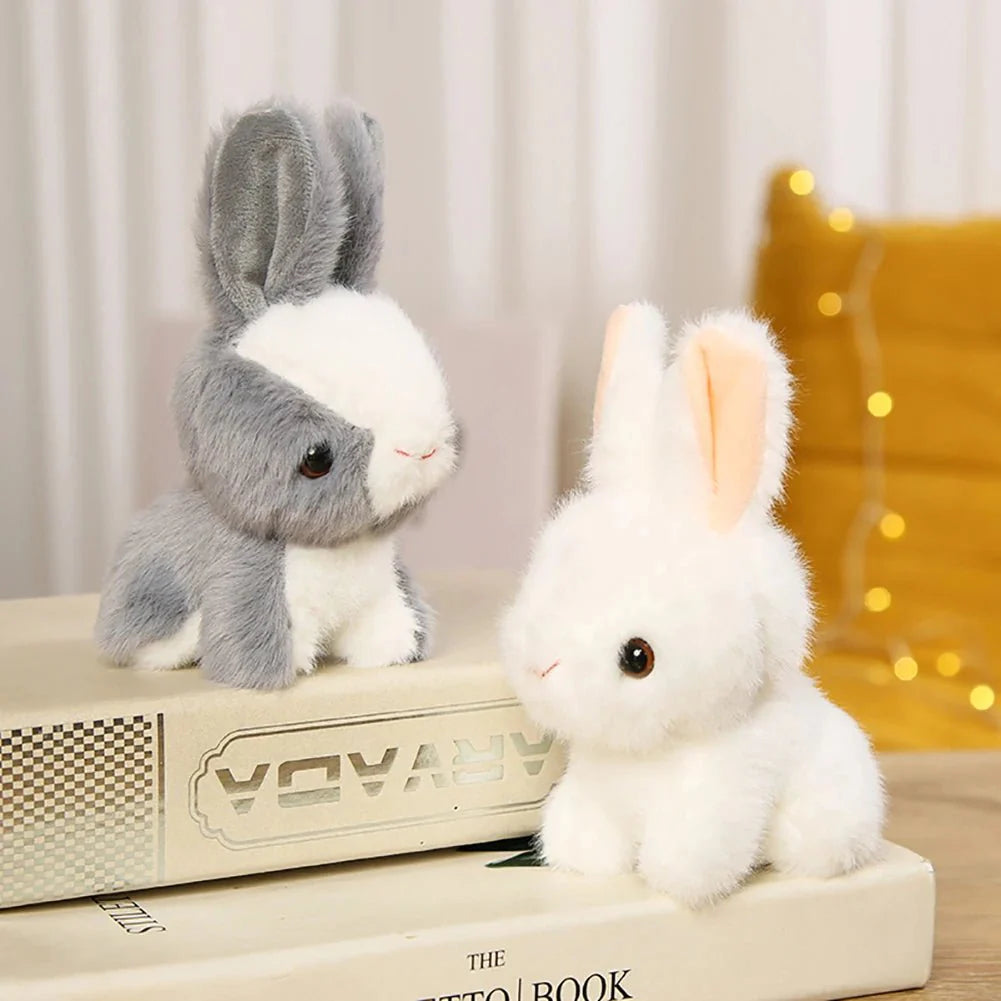 SLEEPYBUN – 14cm Soft Plush Bunny with Long Ears for Kids & Babies