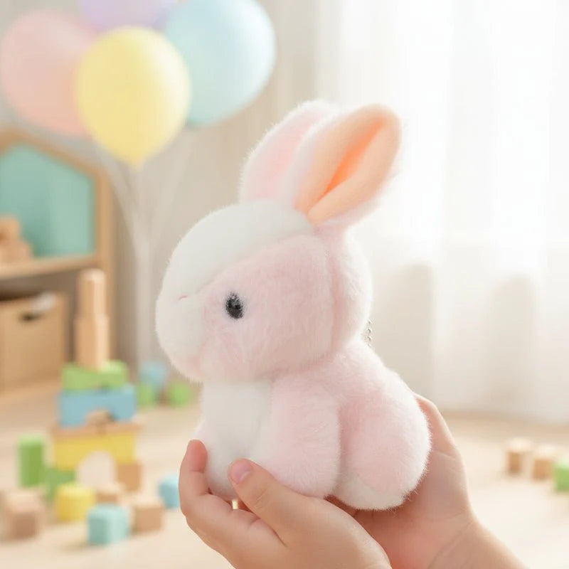 SLEEPYBUN – 14cm Soft Plush Bunny with Long Ears for Kids & Babies