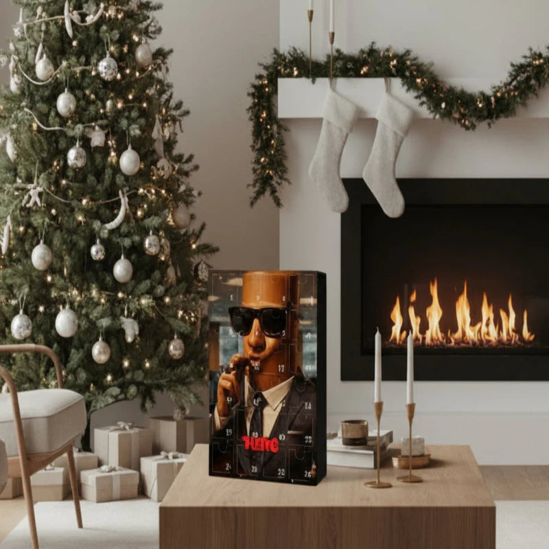 DECORCOUNT – 24-Piece Christmas Countdown Advent Calendar for Festive Decor