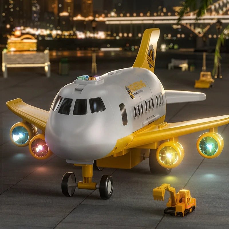 AIRTRIQ – Colorful Interactive Airplane Toy with Blinking Lights for Kids