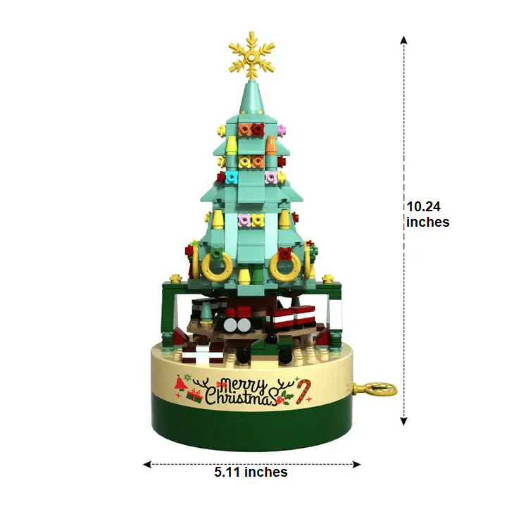 CHRISTUNES – DIY Christmas Music Box with Tree Design & “We Wish You a Merry Christmas” Melody