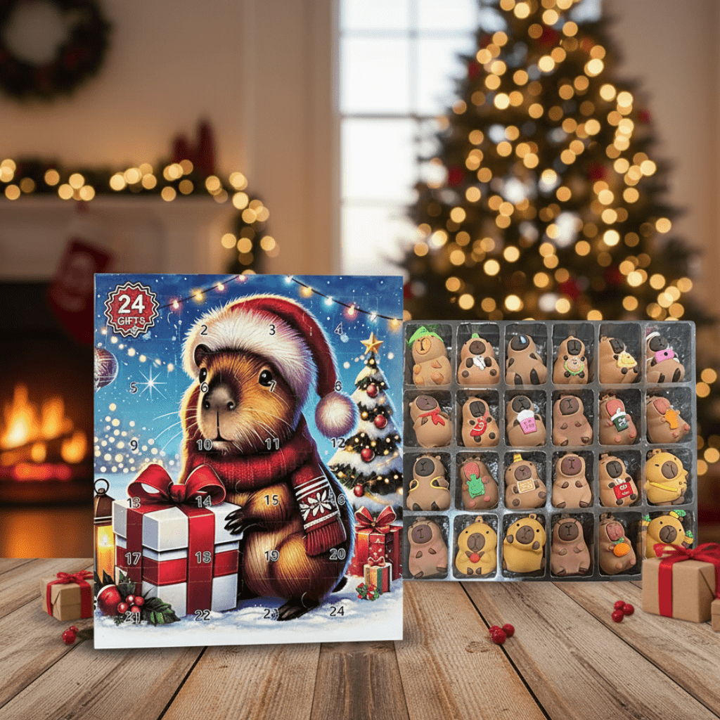 CAPYJOY 2025 – Cute Capybara Advent Toy Calendar for Holiday Fun