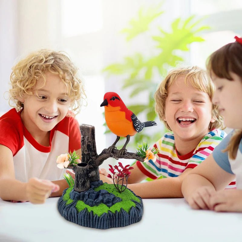 CHIRPFUN – Interactive Singing Bird Toy that Responds to Sound