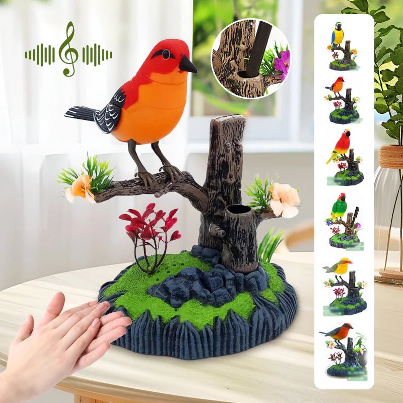 CHIRPFUN – Interactive Singing Bird Toy that Responds to Sound