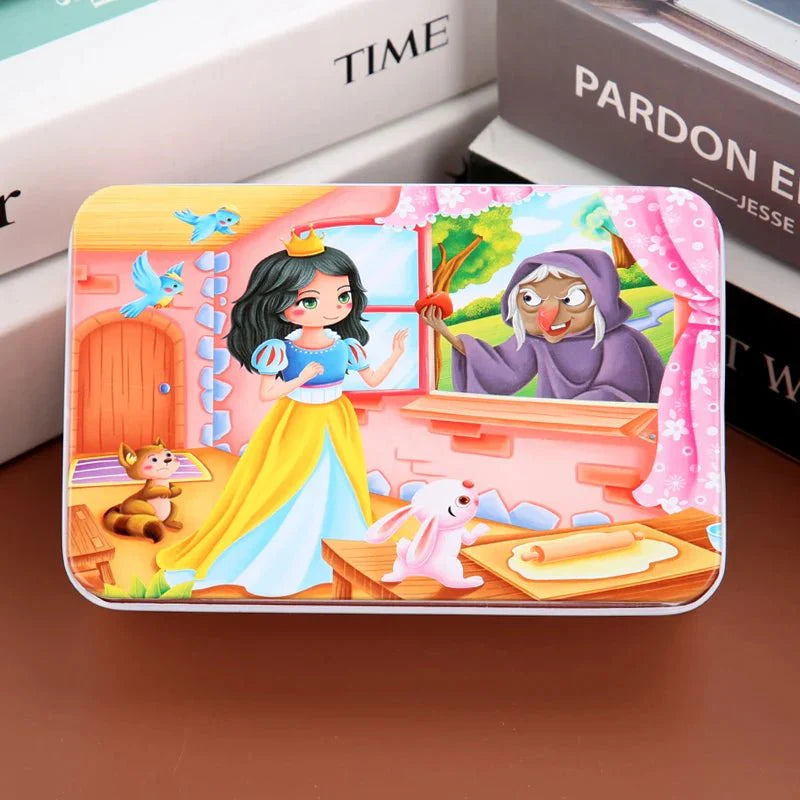 WOODLERN – 60-Piece Colorful Wooden Puzzle for Kids with Animal & Vehicle Designs | Perfect Christmas Gift