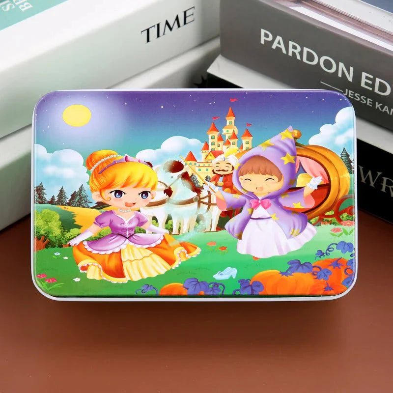 WOODLERN – 60-Piece Colorful Wooden Puzzle for Kids with Animal & Vehicle Designs | Perfect Christmas Gift