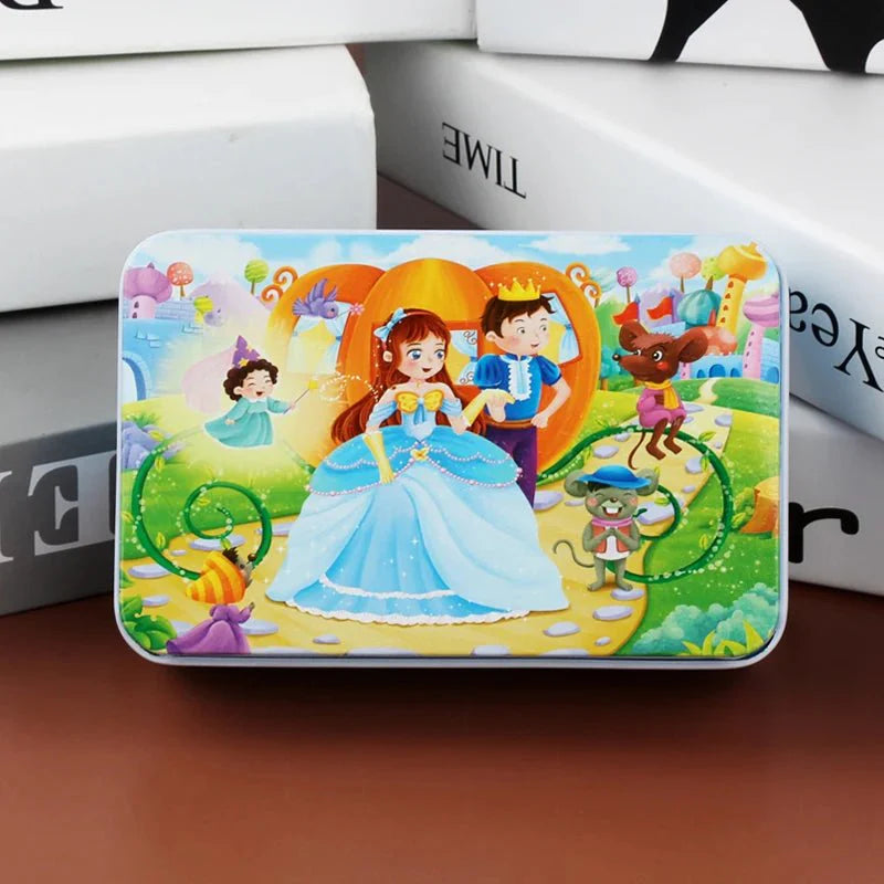 WOODLERN – 60-Piece Colorful Wooden Puzzle for Kids with Animal & Vehicle Designs | Perfect Christmas Gift