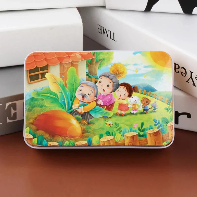 WOODLERN – 60-Piece Colorful Wooden Puzzle for Kids with Animal & Vehicle Designs | Perfect Christmas Gift