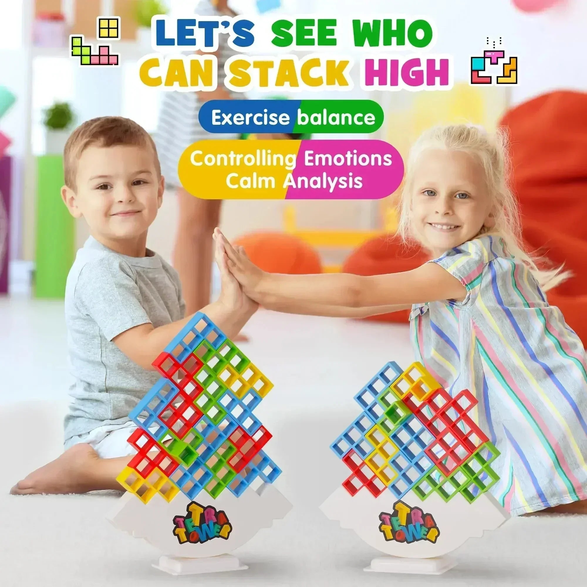 BALANTRIQ – Colorful Balance Stacking Game for Kids & Adults