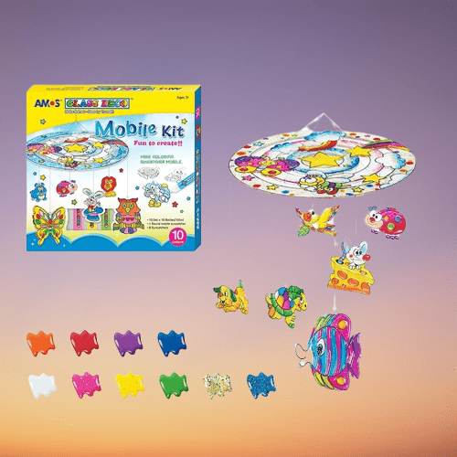 FESTIGLASS – DIY Christmas Glass Painting Set for Kids & Adults