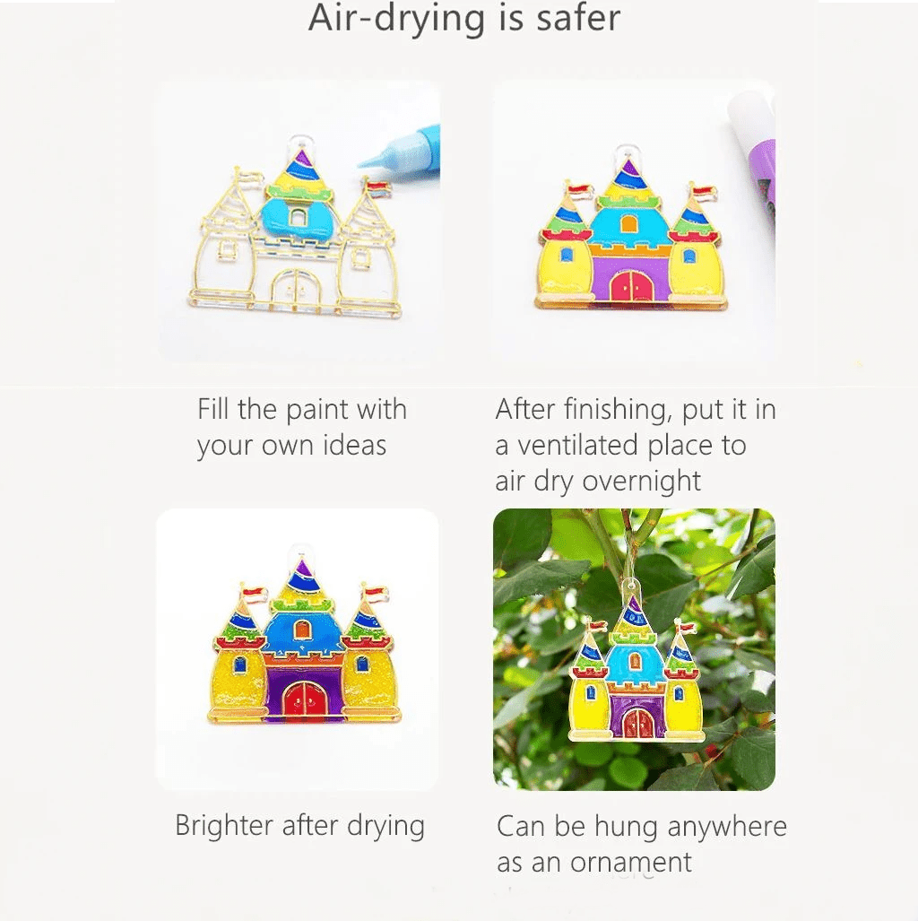 FESTIGLASS – DIY Christmas Glass Painting Set for Kids & Adults