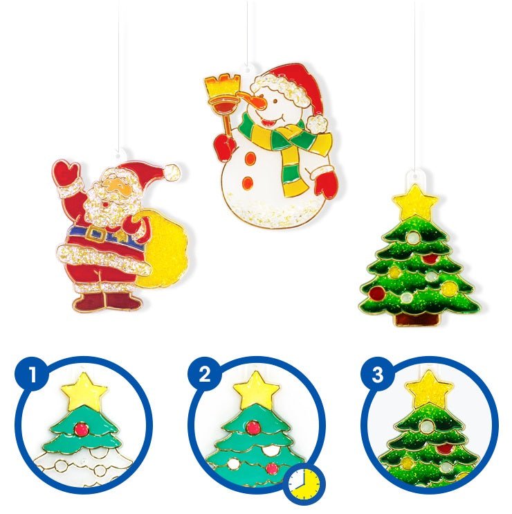 FESTIGLASS – DIY Christmas Glass Painting Set for Kids & Adults