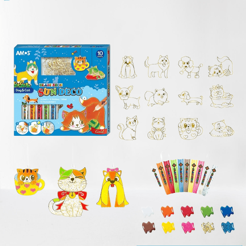 FESTIGLASS – DIY Christmas Glass Painting Set for Kids & Adults