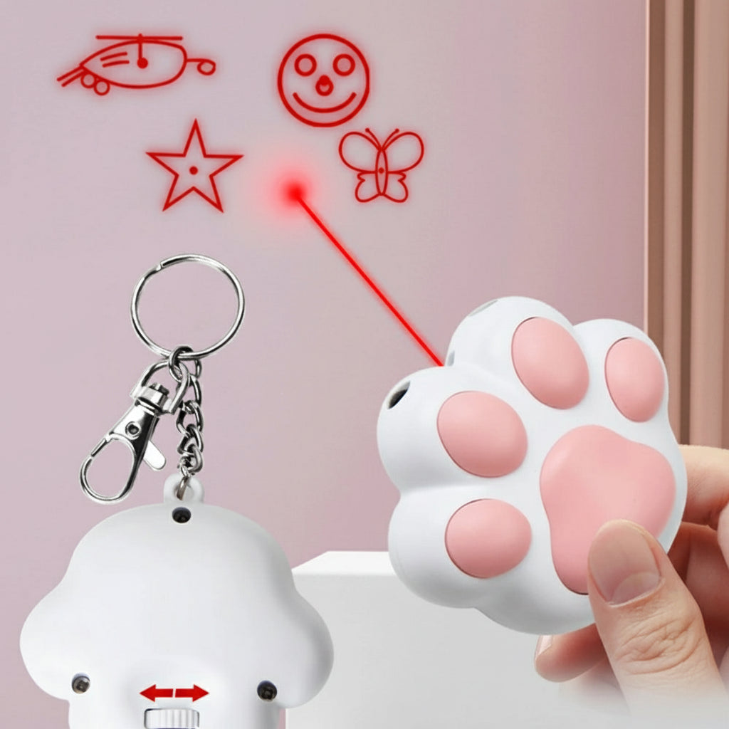 LASERPAW – Interactive Cat Laser Toy with 5 Adjustable Light Patterns