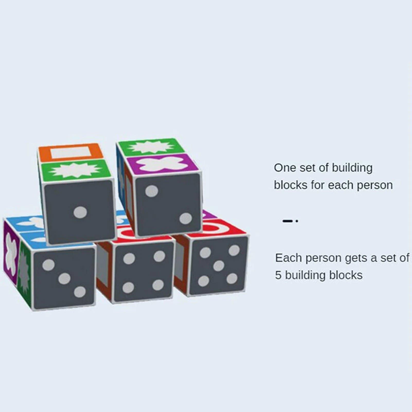 PLAYBLOCKS – 60 Card Pattern Matching Game with 20 Colorful Blocks for Kids & Family Funttern Matching Game with 20 Colorful Playable Blocks