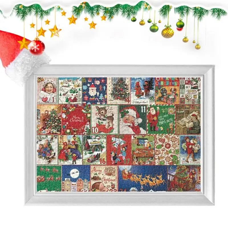 WONDERPIECE – 1000-Piece Advent Calendar for Christmas Countdown Fun