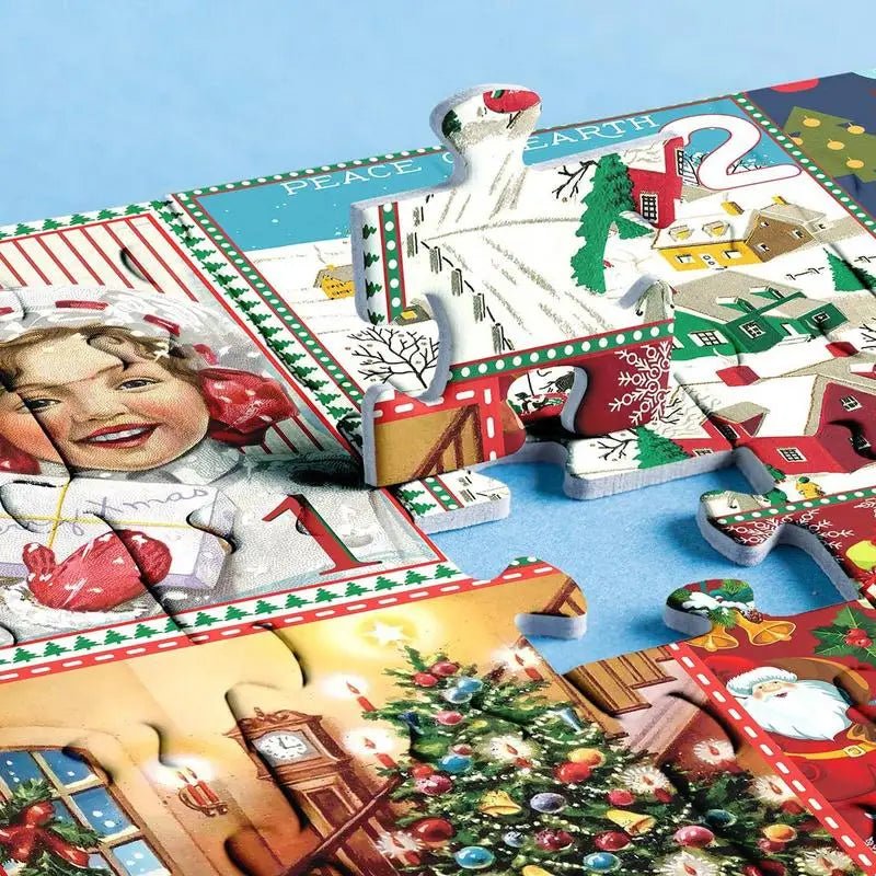 WONDERPIECE – 1000-Piece Advent Calendar for Christmas Countdown Fun