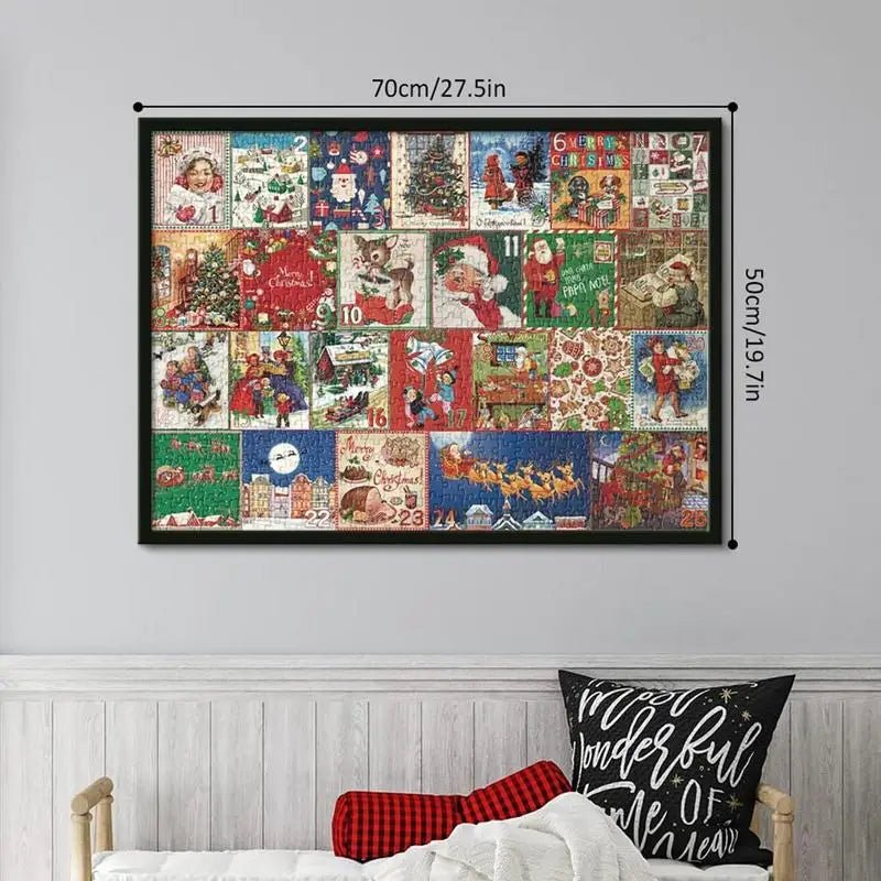 WONDERPIECE – 1000-Piece Advent Calendar for Christmas Countdown Fun