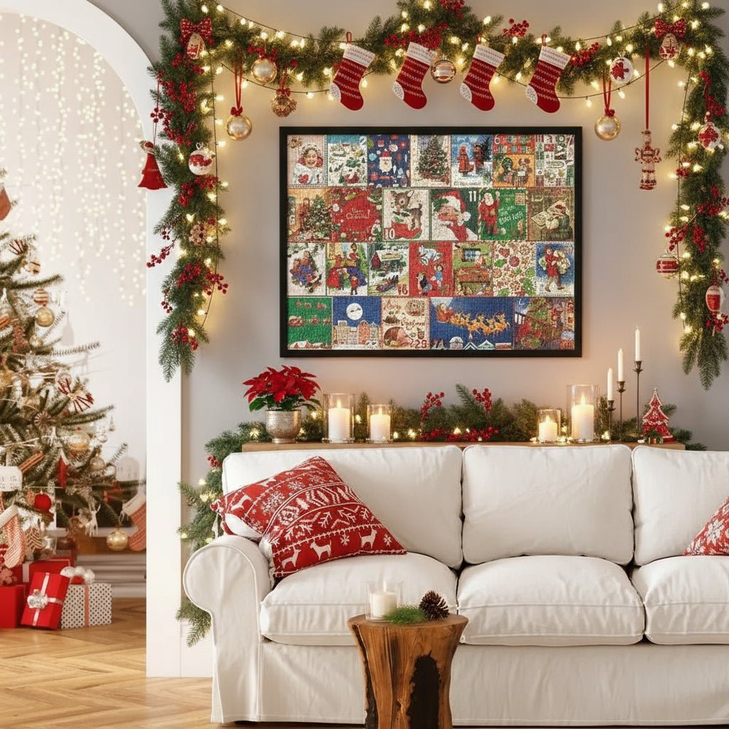 WONDERPIECE – 1000-Piece Advent Calendar for Christmas Countdown Fun