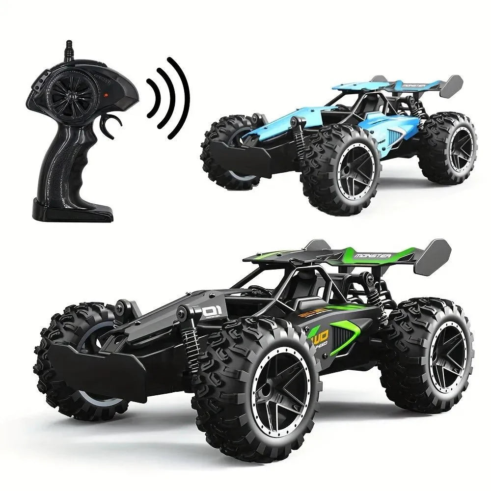 RACERUSH – Electric 1:18 Off-Road RC Car with Durable Rubber Wheels