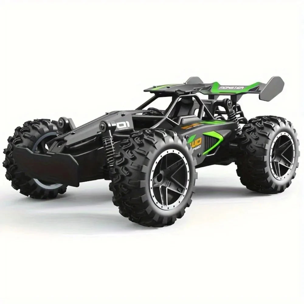 RACERUSH – Electric 1:18 Off-Road RC Car with Durable Rubber Wheels
