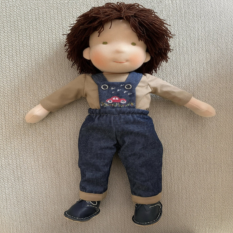 LULLABLY – Handmade All-Cotton Waldorf Doll with 12-Inch Soft Body for Kids