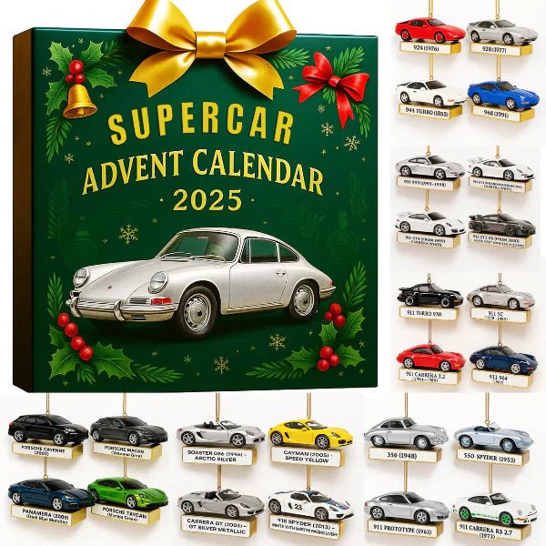 RACERXMAS – Limited Edition 2025 Super Sports Car Advent Calendar for Collectors