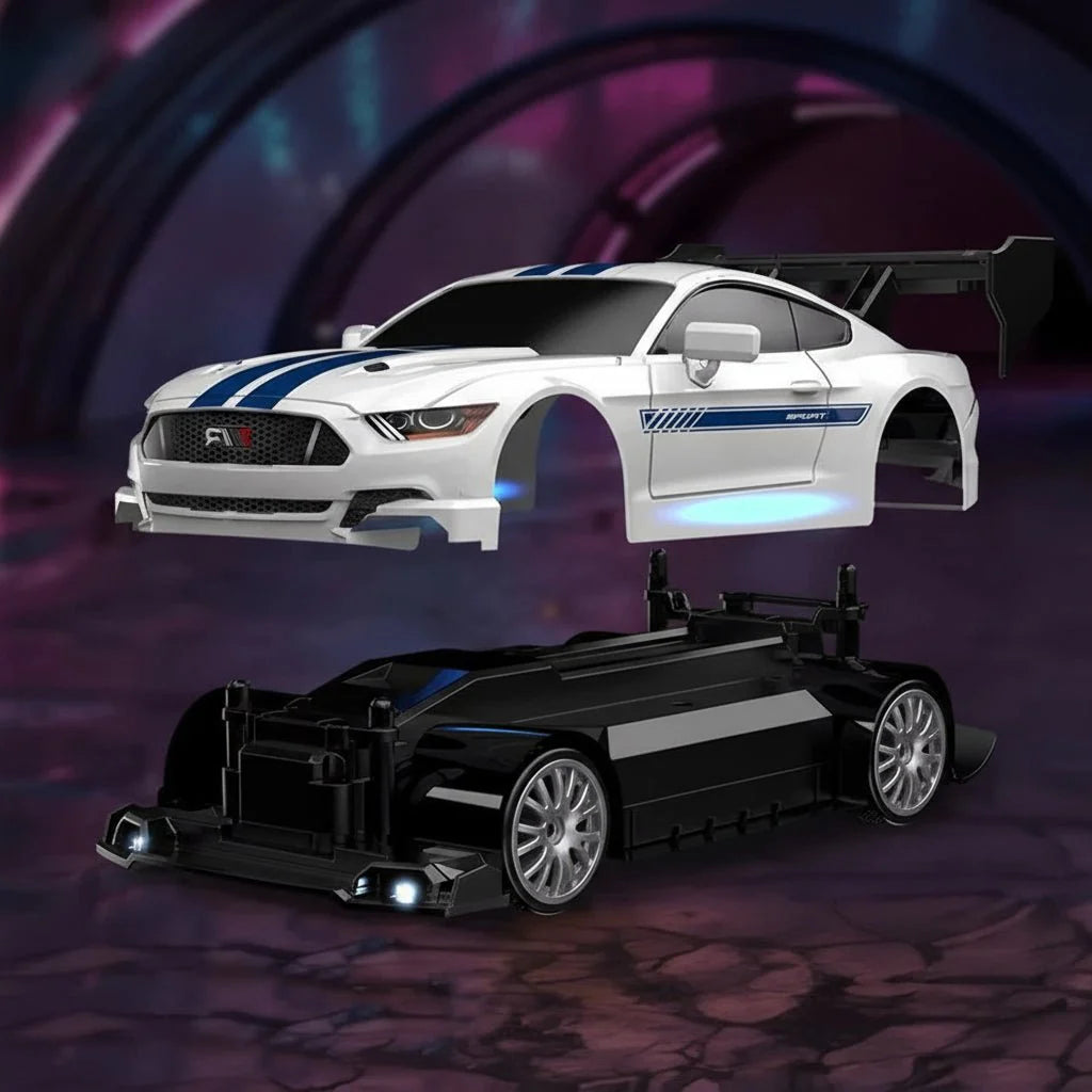 DRIFTMAX – 4WD 1:24 RC Drift Car with Replaceable Tires for Realistic Racing