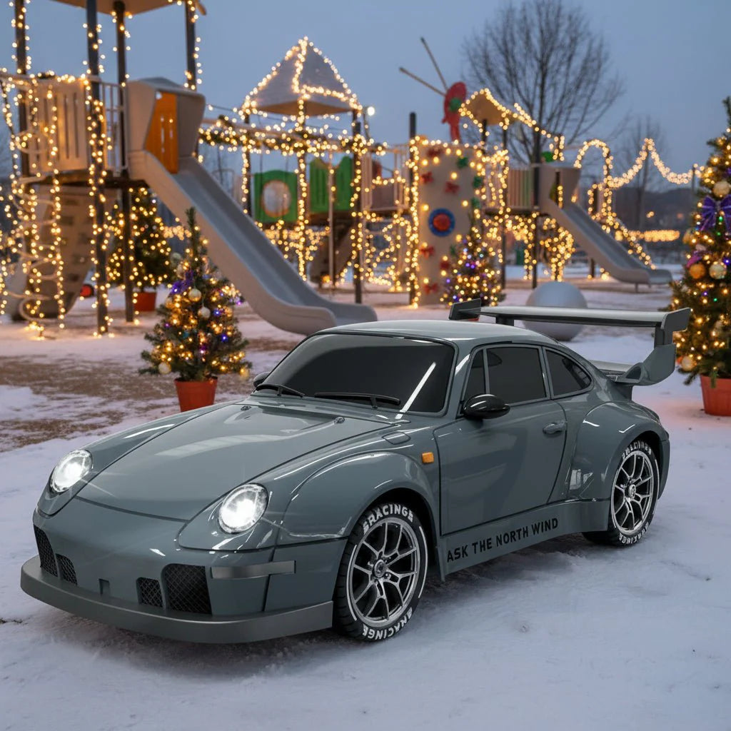 DRIFTRAX – 1:24 High-Speed 4WD RC Drift Car with LED Lights & Dual Tires