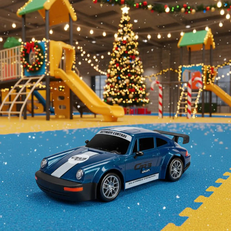 DRIFTRAX – 1:24 High-Speed 4WD RC Drift Car with LED Lights & Dual Tires