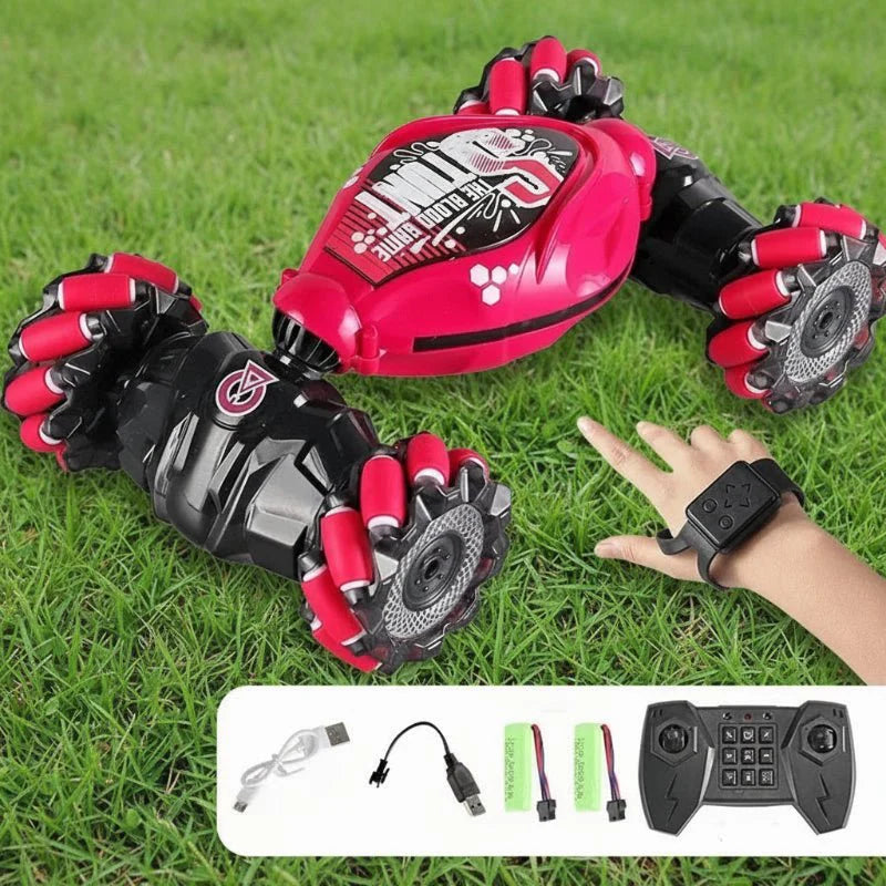 GYRORACER – Innovative RC Car with LED Lights, Gesture Control & 360° Rotation