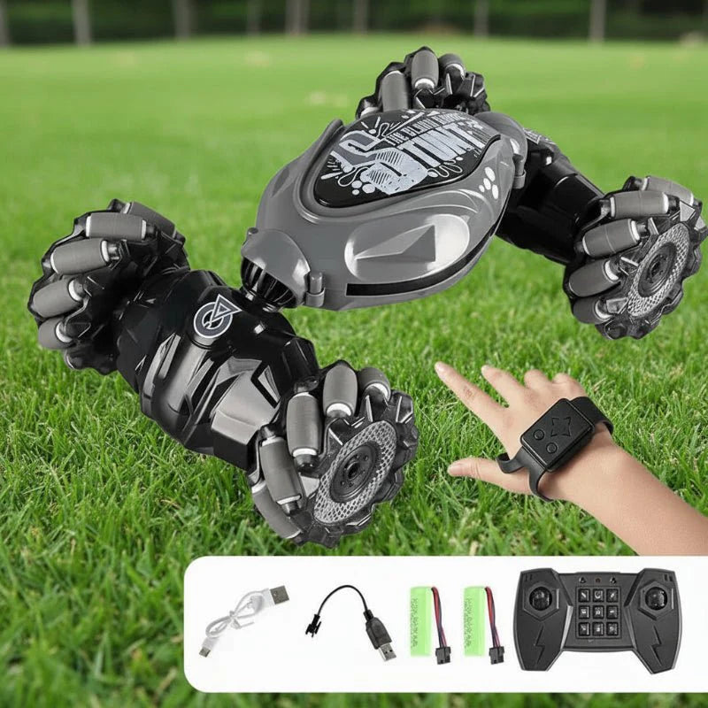 GYRORACER – Innovative RC Car with LED Lights, Gesture Control & 360° Rotation