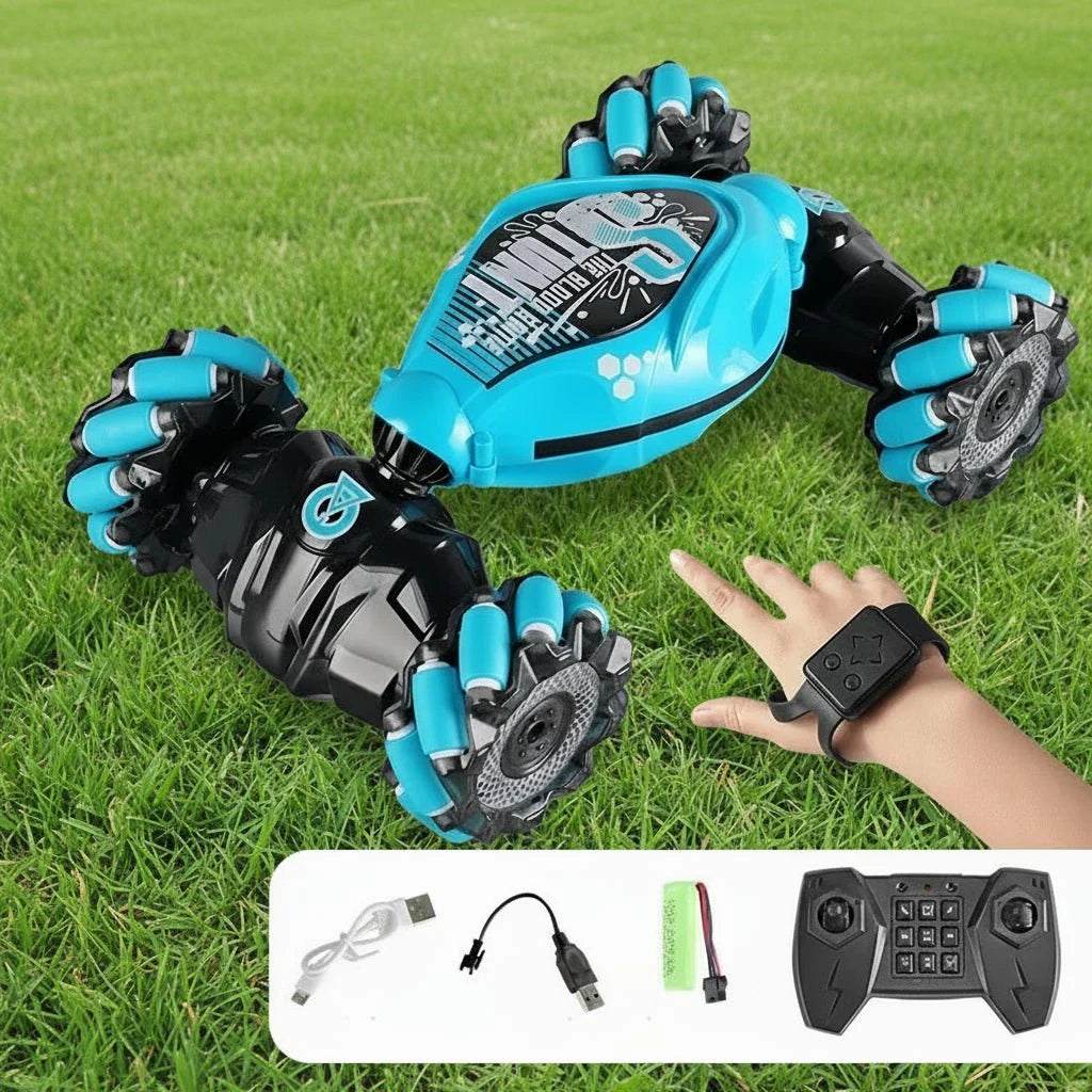 GYRORACER – Innovative RC Car with LED Lights, Gesture Control & 360° Rotation