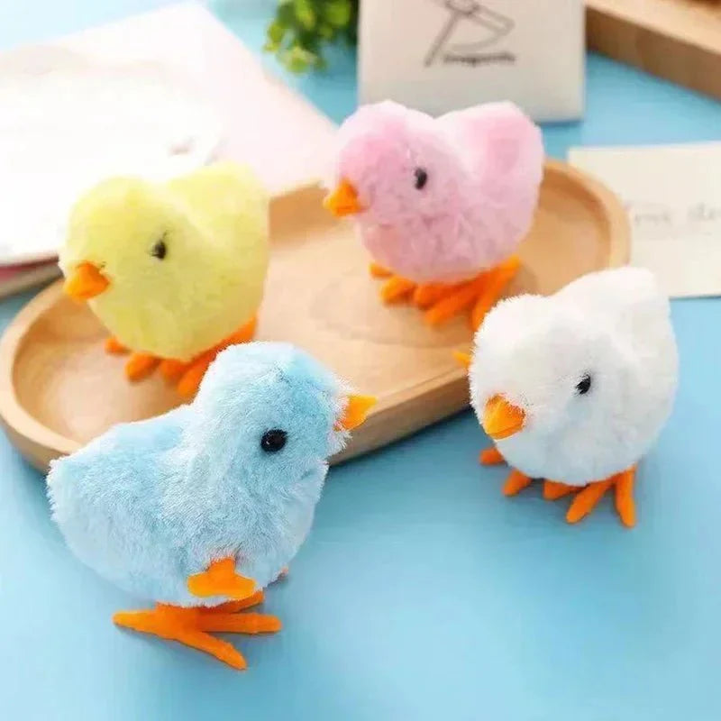 CHIRPYPAW – Wind-Up Plush Chicken Toy for Cat Play & Fun Chasing