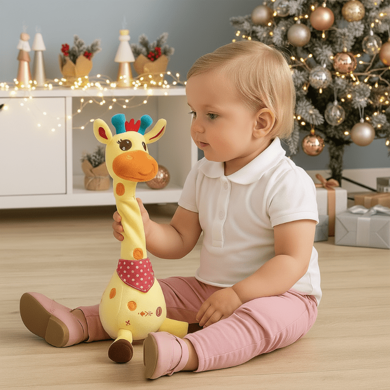 DANZORIS – Talking & Dancing Plush Musical Giraffe for Children