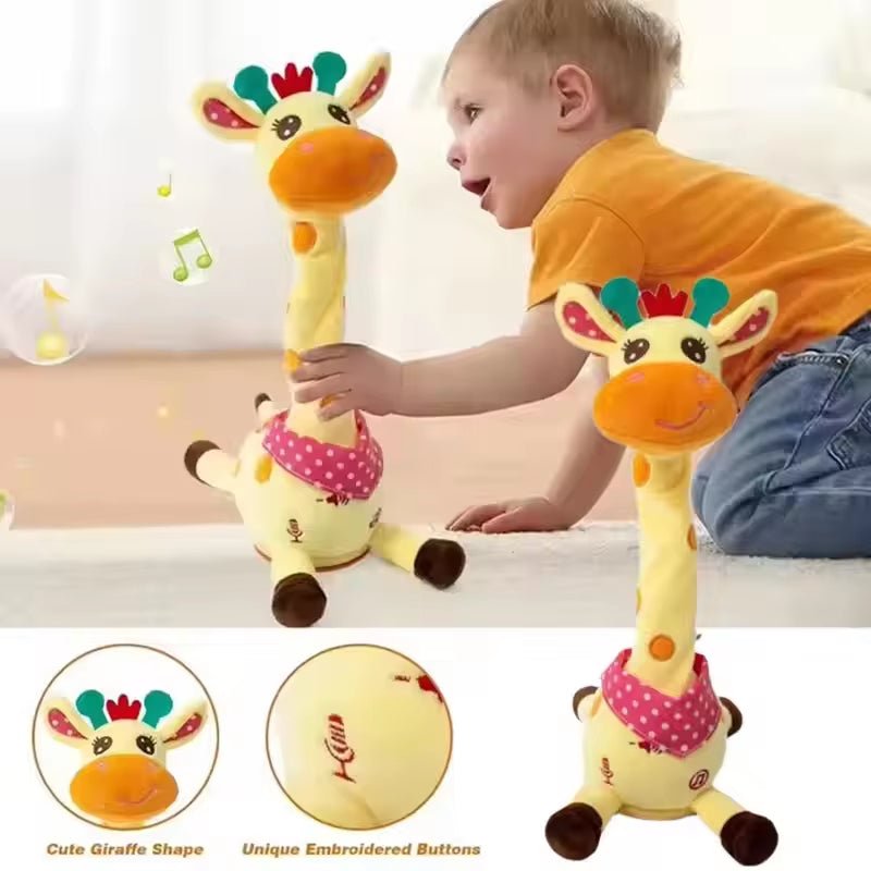 DANZORIS – Talking & Dancing Plush Musical Giraffe for Children