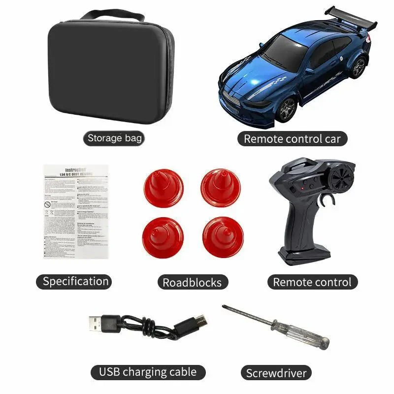 MICROSLIDE – 1:64 RC Drift Car with Precision Remote Control