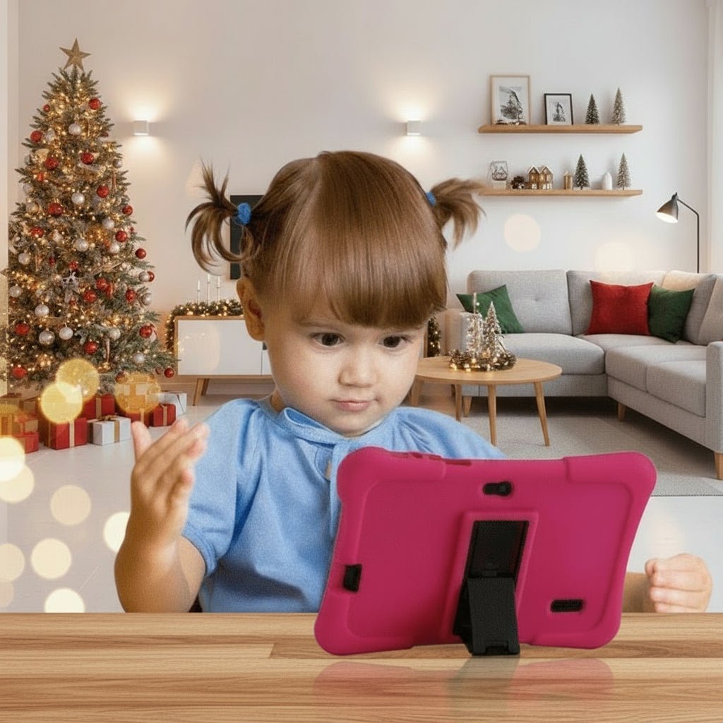 KIDTRIQ – 7-Inch Educational Kids Tablet with Dual Cameras & 32GB Storage