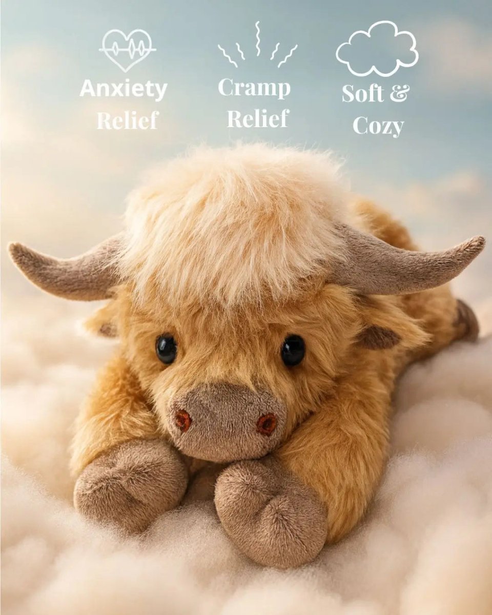 COWLINA – Adorable Highland Cow Plush with Ultra-Soft, Cuddly Texture