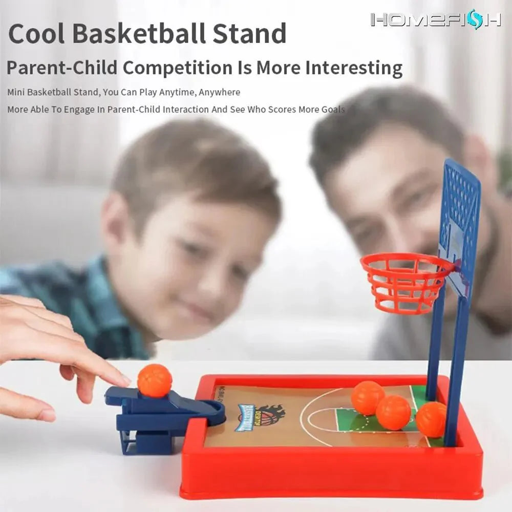 MINISHOT – Portable Mini Basketball Game Set for Desk, Travel & Family Fun