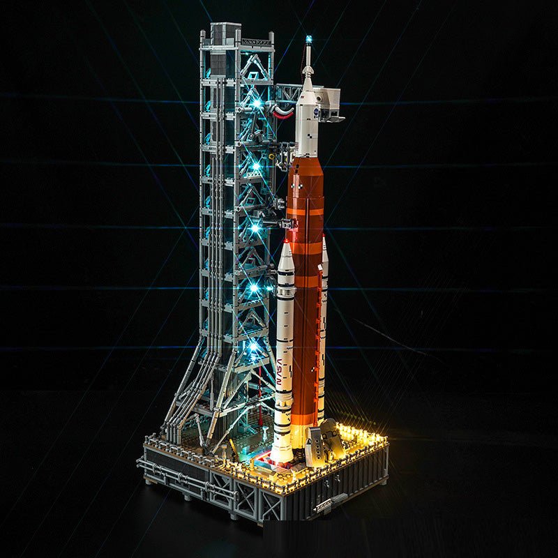 MOONBOUND – Artemis-Inspired Space Launch System Model Kit with Rocket & Tower