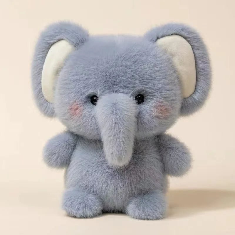 CUDDORO – Kawaii Soft Animal Plush Doll Series with Elephant, Dog, Cat & More
