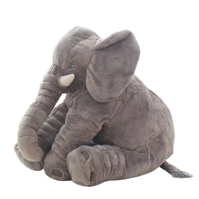 ELEPHLO – Plush Elephant Cuddle Pillow with Soft Plush Fabric and Cotton Filling