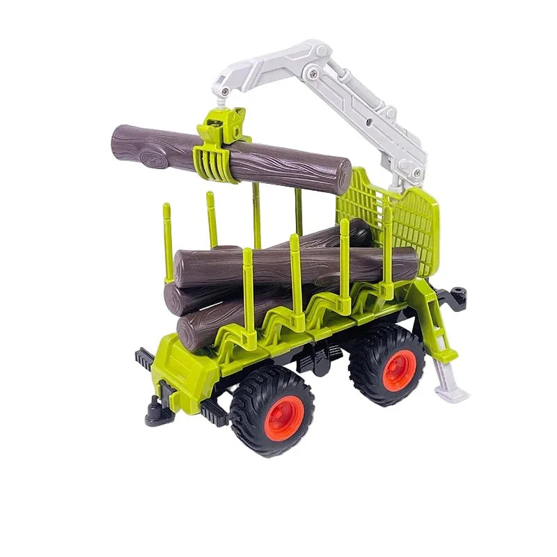 AGROTRAX – 1:24 Remote Control Electric Tractor Trailer with Lights