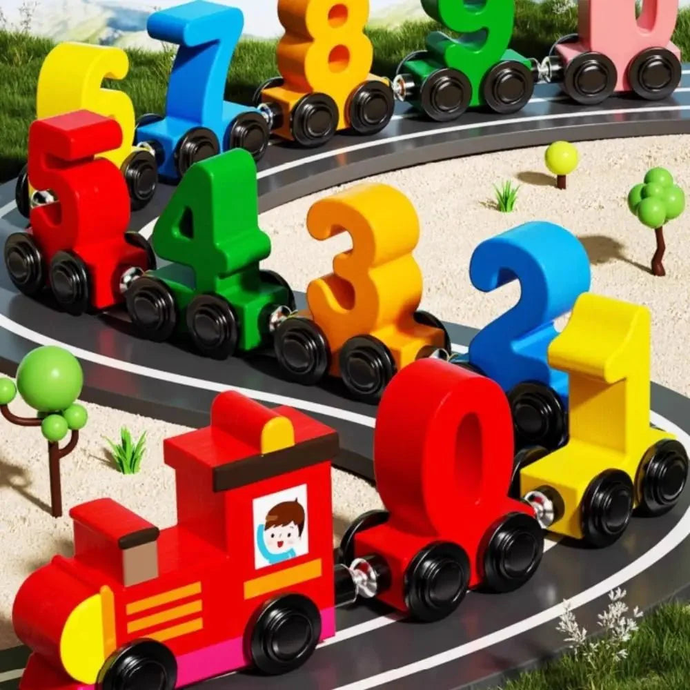 MAGNITRAK – Creative Wooden Magnetic Number Train